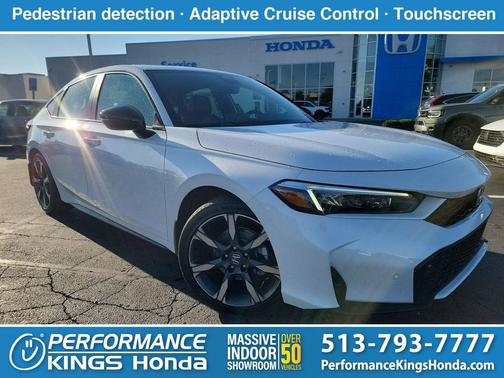 Platinum White Pearl 2027 Honda Civic Hybrid Sport Touring