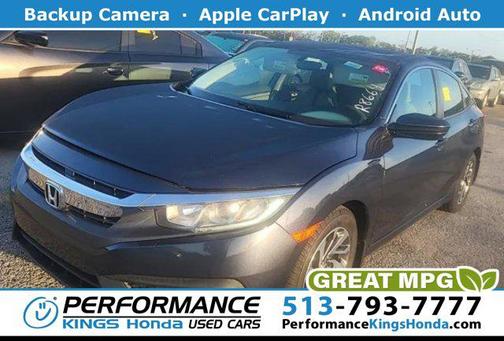 Blue 2017 Honda Civic EX