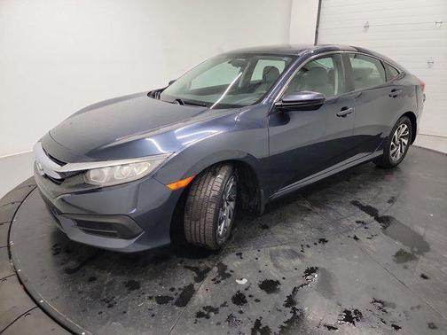 Blue 2017 Honda Civic EX