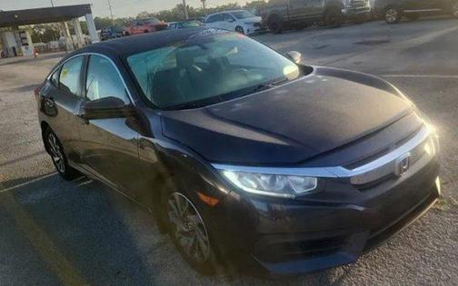 Blue 2017 Honda Civic EX