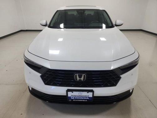 Platinum White Pearl 2025 Honda Accord Hybrid EX-L