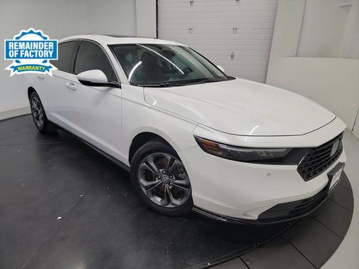 Platinum White Pearl 2025 Honda Accord Hybrid EX-L