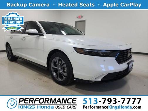 Platinum White Pearl 2025 Honda Accord Hybrid EX-L