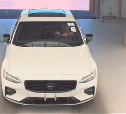 Crystal White Metallic 2023 Volvo S60 B5 Plus Black Edition