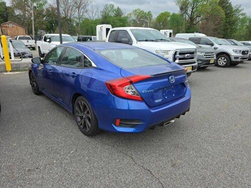 Aegean Blue Metallic 2019 Honda Civic Sport
