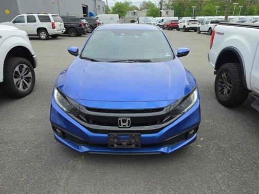 Aegean Blue Metallic 2019 Honda Civic Sport