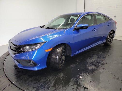 Aegean Blue Metallic 2019 Honda Civic Sport