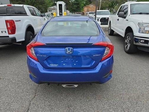 Aegean Blue Metallic 2019 Honda Civic Sport