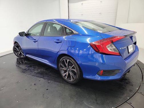 Aegean Blue Metallic 2019 Honda Civic Sport