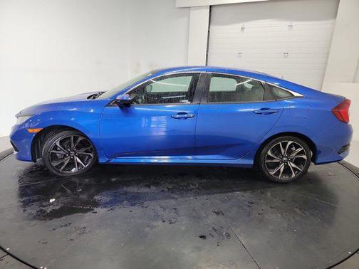 Aegean Blue Metallic 2019 Honda Civic Sport