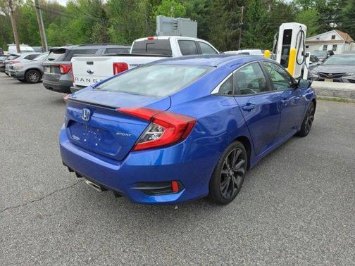 Aegean Blue Metallic 2019 Honda Civic Sport