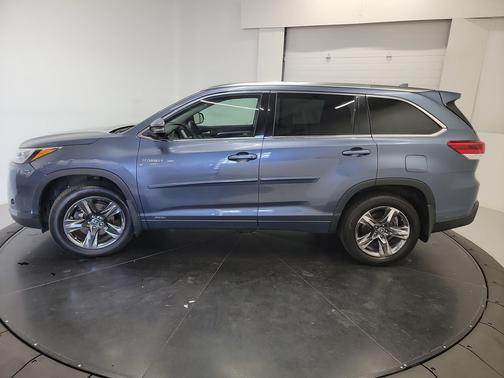 Shoreline Mist 2018 Toyota Highlander Hybrid Platinum