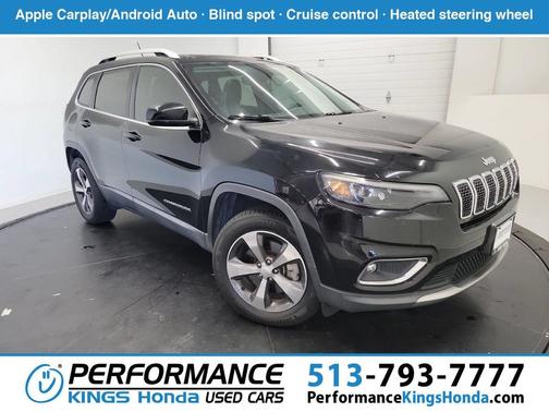 Diamond Black Crystal Pearlcoat 2020 Jeep Cherokee Limited