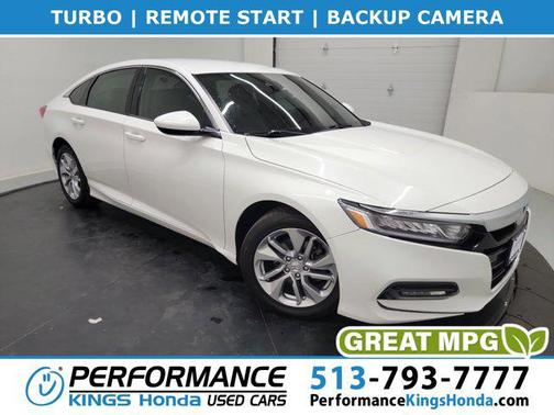 Platinum White Pearl 2018 Honda Accord LX