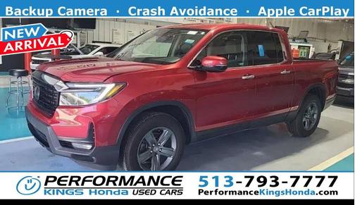 Radiant Red Metallic II 2022 Honda Ridgeline RTL-E