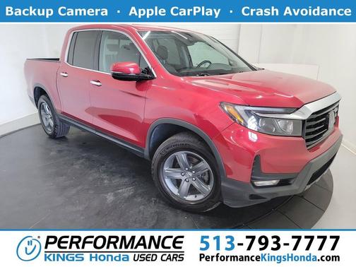 Radiant Red Metallic II 2022 Honda Ridgeline RTL-E