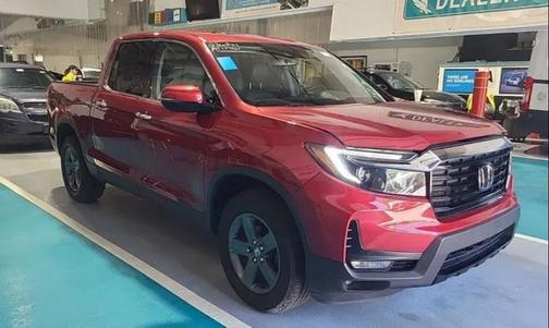 Radiant Red Metallic II 2022 Honda Ridgeline RTL-E