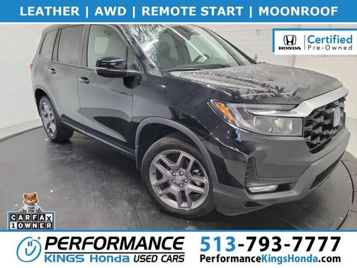 Crystal Black Pearl 2023 Honda Passport AWD EX-L
