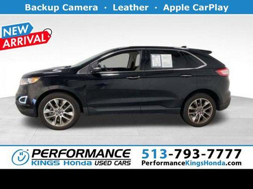 Shadow Black 2017 Ford Edge Titanium