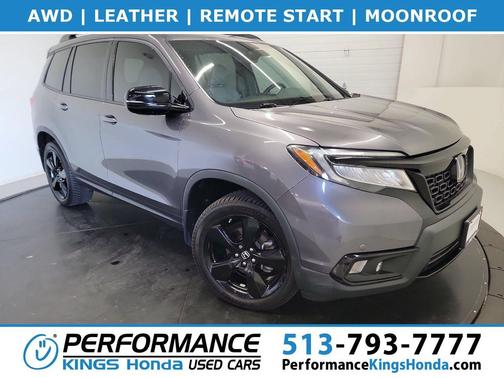 Modern Steel Metallic 2019 Honda Passport Elite