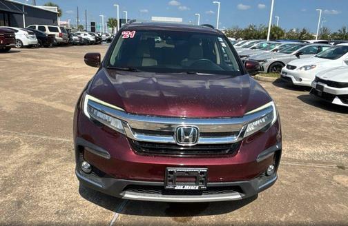 Deep Scarlet Pearl 2021 Honda Pilot AWD Elite
