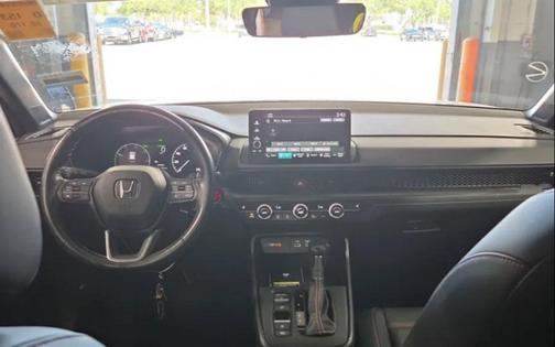 Platinum White Pearl 2025 Honda CR-V Hybrid Sport AWD