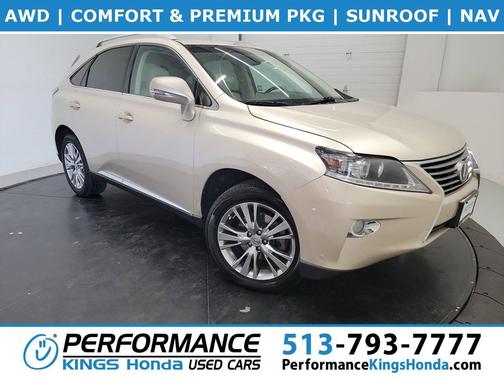 Satin Cashmere Metallic 2014 Lexus RX 350 Base