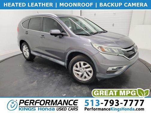 Gray 2015 Honda CR-V EX-L