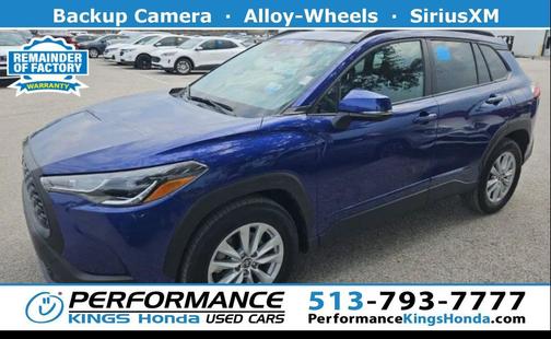 Blue Crush Metallic 2023 Toyota Corolla Cross LE