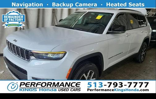 Bright White Clearcoat 2023 Jeep Grand Cherokee L Limited