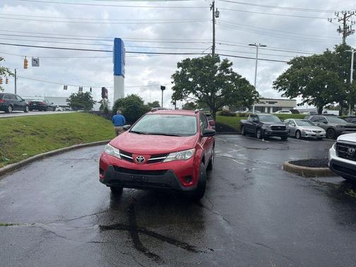 Red 2015 Toyota RAV4 LE