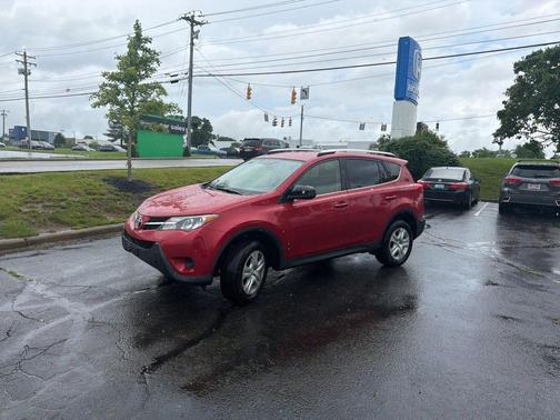 Red 2015 Toyota RAV4 LE