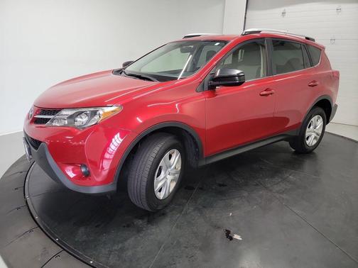 Red 2015 Toyota RAV4 LE