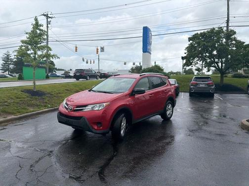 Red 2015 Toyota RAV4 LE