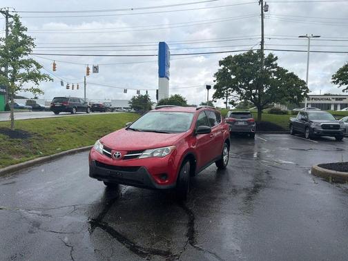 Red 2015 Toyota RAV4 LE