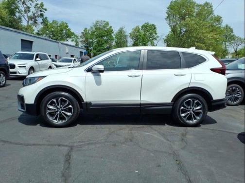 Platinum White Pearl 2022 Honda CR-V AWD EX-L
