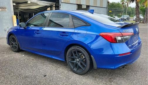 Aegean Blue Metallic 2022 Honda Civic Si Base
