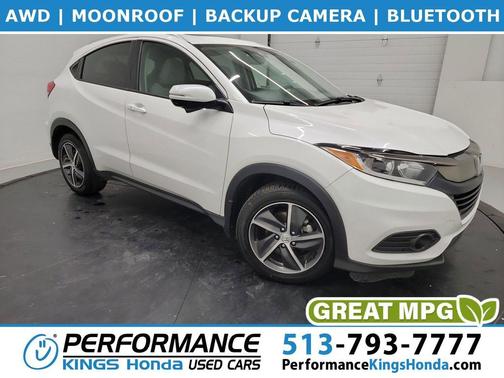 Platinum White Pearl 2022 Honda HR-V EX