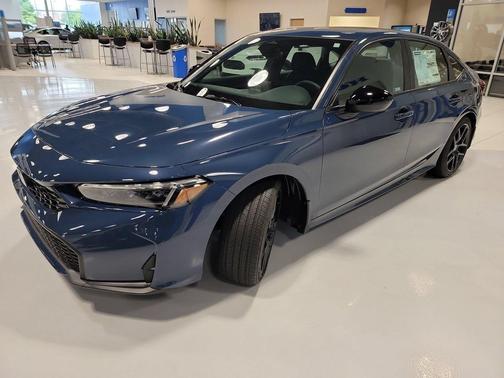 Blue Lagoon Pearl 2026 Honda Civic Hybrid Sport
