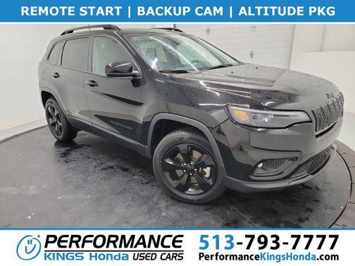 Diamond Black Crystal Pearlcoat 2021 Jeep Cherokee Altitude