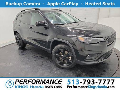 Diamond Black Crystal Pearlcoat 2021 Jeep Cherokee Altitude