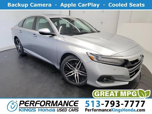 Lunar Silver Metallic 2022 Honda Accord Touring 2.0T