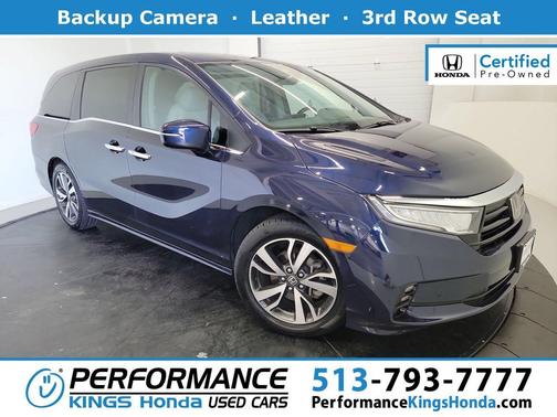 Obsidian Blue Pearl 2023 Honda Odyssey Touring