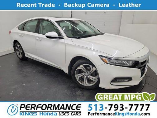 Platinum White Pearl 2018 Honda Accord EX-L