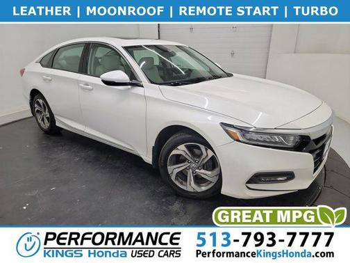 Platinum White Pearl 2018 Honda Accord EX-L