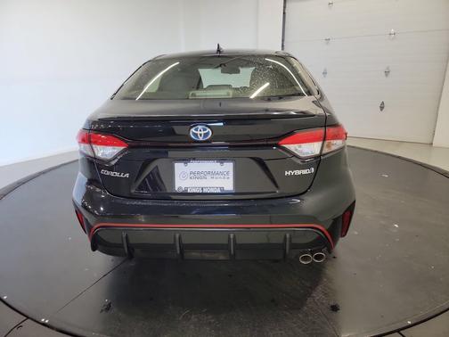 Midnight Black Metallic 2023 Toyota Corolla Hybrid SE Infrared