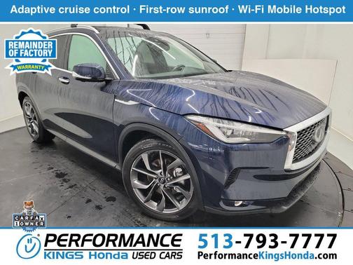 Hermosa Blue 2022 INFINITI QX50 AUTOGRAPH AWD