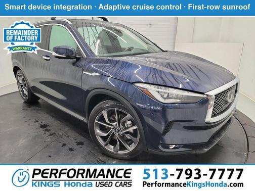 Hermosa Blue 2022 INFINITI QX50 AUTOGRAPH AWD