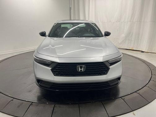 Solar Silver Metallic 2025 Honda Accord Hybrid Sport-L