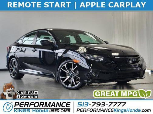 Crystal Black Pearl 2020 Honda Civic Sport